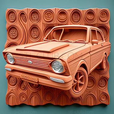 3D модель Ford Cortina (STL)